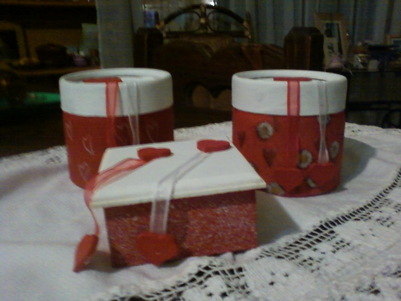 Pintura country "Día de los enamorados", enviada por Marta