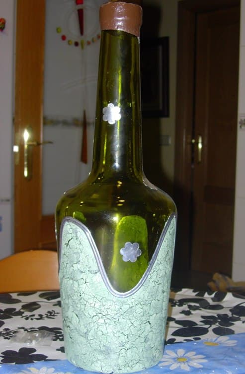 Botellas decoradas, enviadas por Patricia