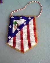 Escudos de fútbol artesanales, enviados por Esther