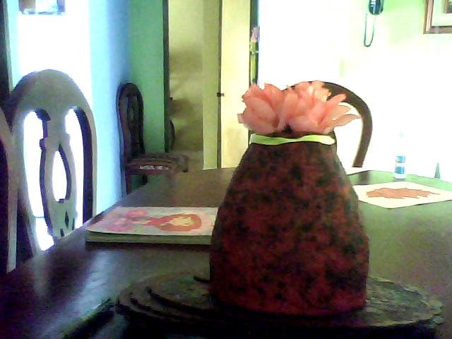 Florero artesanal, enviado por Liz