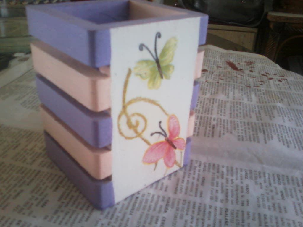 Cómo hacer decoupage en madera, por Jacqueline 