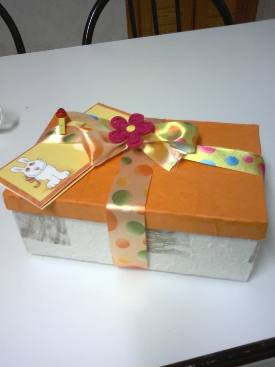 Cajas de zapatos decoradas, enviadas por Ana Luisa