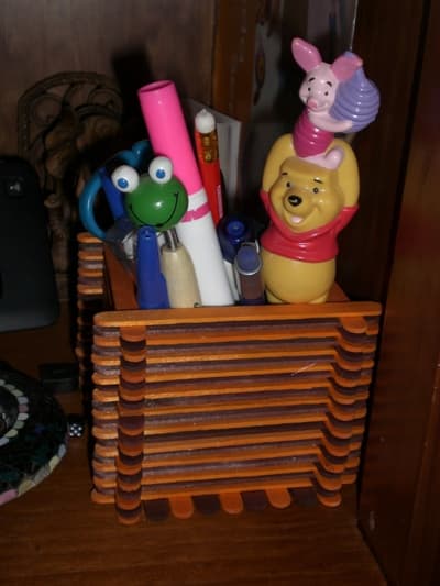 Sencillo portalápices, enviado por Rocío