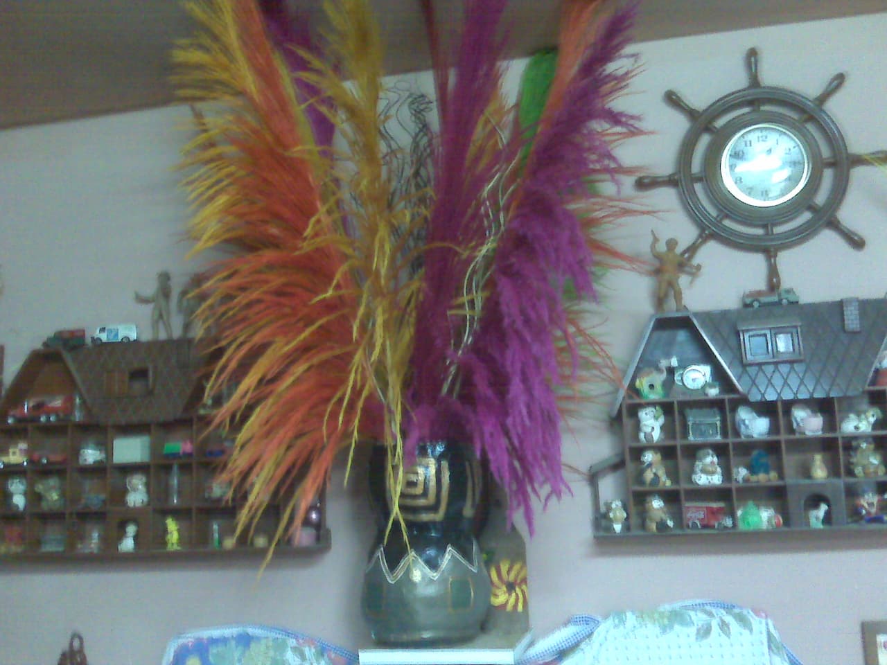 Artesanías en papel mache, enviadas por Isabel 