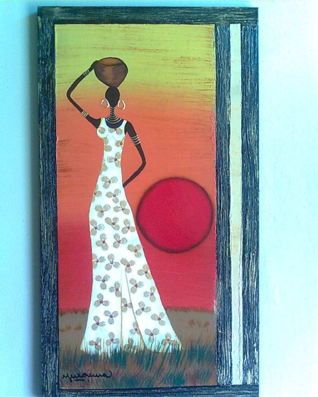 Cuadro de negra africana, enviado por Yuraima