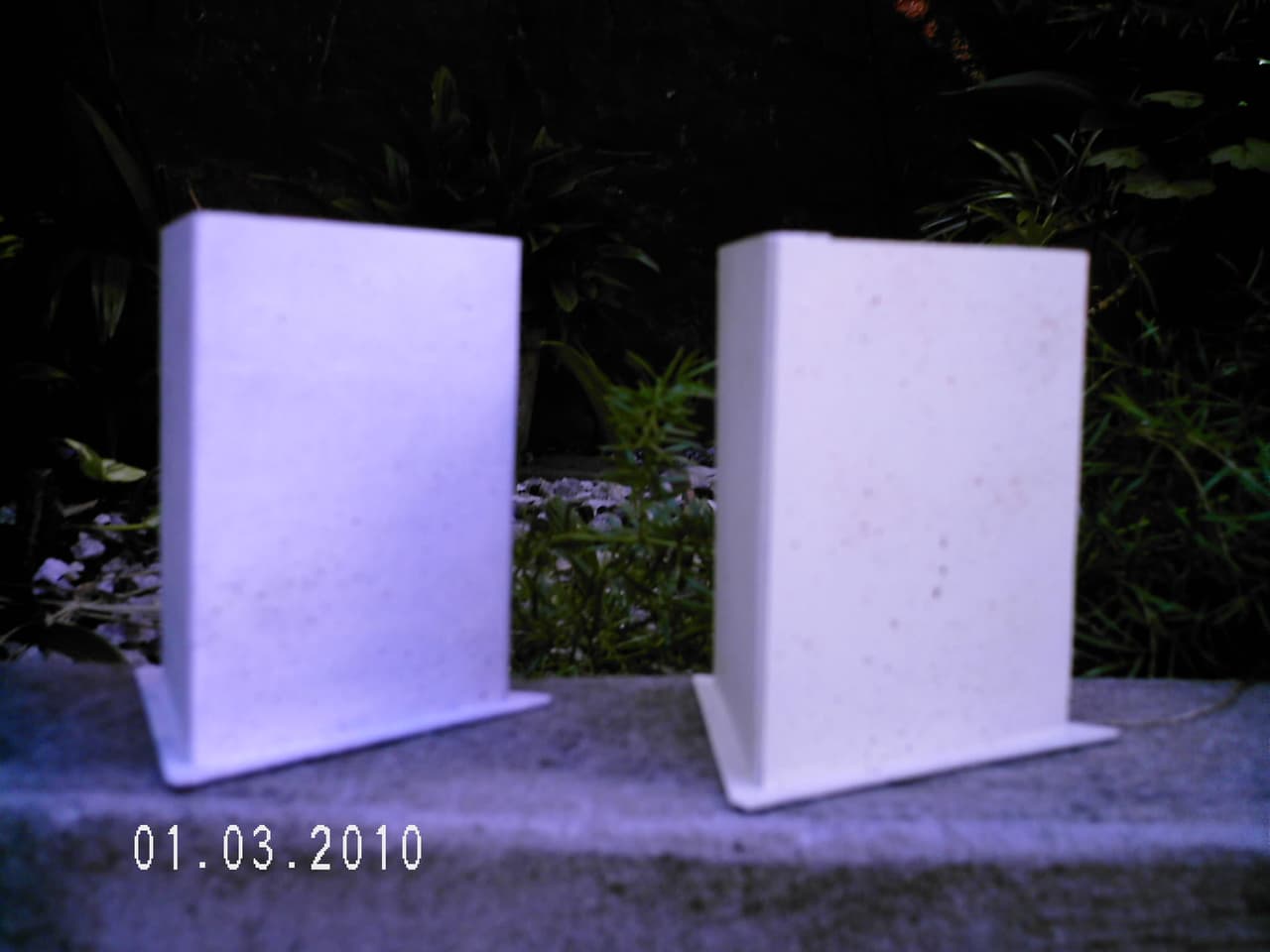 Lapiceros triangulares reciclados, enviados por Mirna