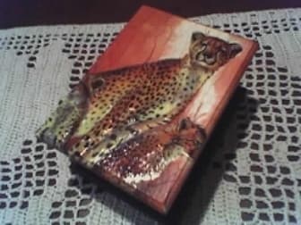 Cajas con relieve, enviadas por Mariela