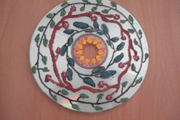 Mandalas en CDs viejos, enviado por Judith