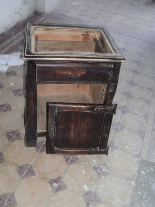 Reciclado de mesita con decoupage, enviado por María Fernanda