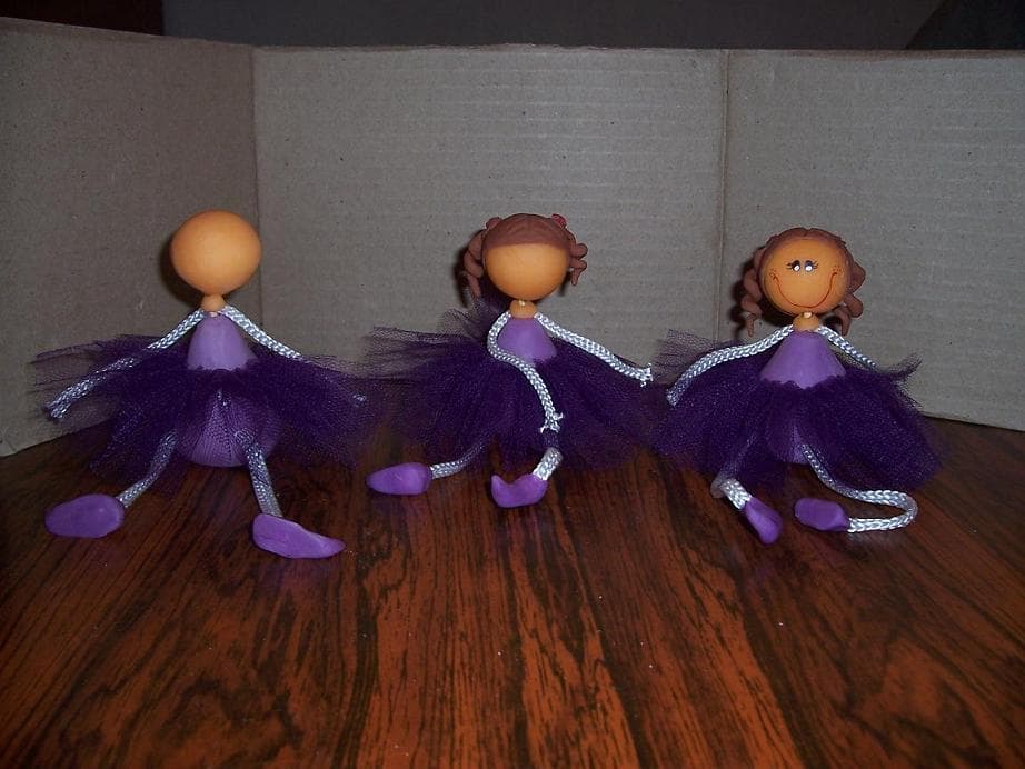 Muñecas en porcelana fría, enviadas por Ines