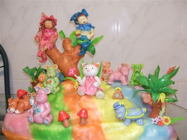 Regalos en porcelana fría, enviados por Antonia