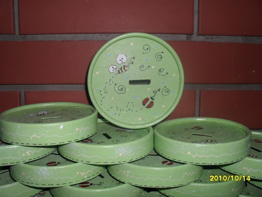 Alcancías infantiles, enviadas por Mirenchu