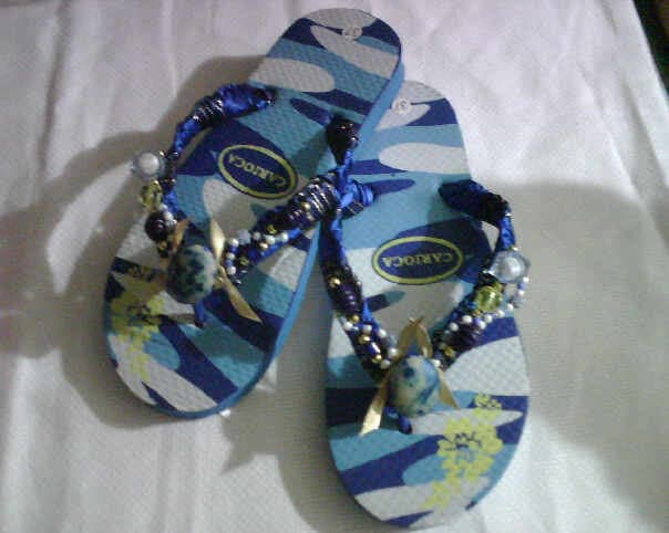 Sandalias artesanales, enviadas por Ingrid