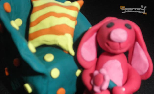 Tierna escena en arcilla polimérica