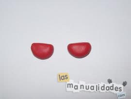 Preciosa vaquita de San Antonio en porcelana fría