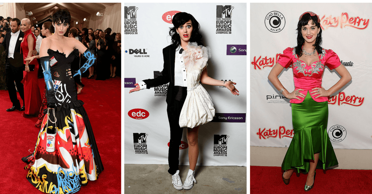 Los 18 looks más extraños de Katy Perry, ¿en qué estaba pensando?