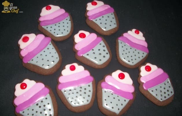 Galletitas de masa sablée de chocolate