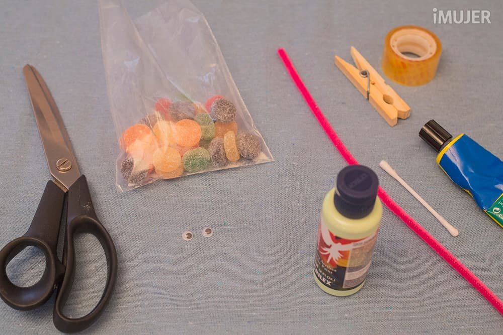 Souvenirs de caramelos con forma de mariposas
