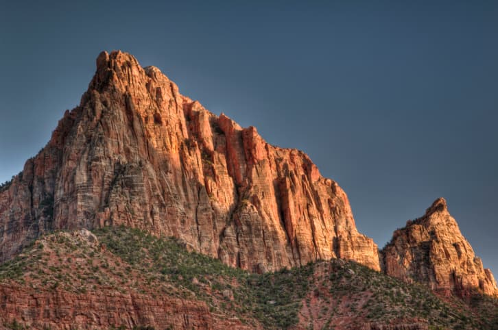 El Parque Nacional Zion en Utah