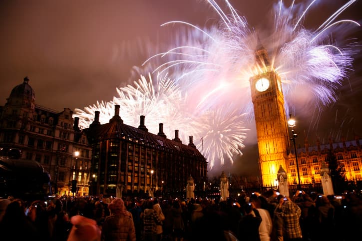 Donde celebrar año nuevo: Londres