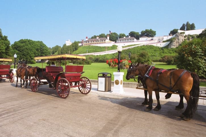 La isla Mackinac: una isla detenida en el tiempo