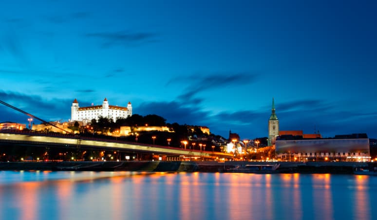 La vida nocturna en Bratislava