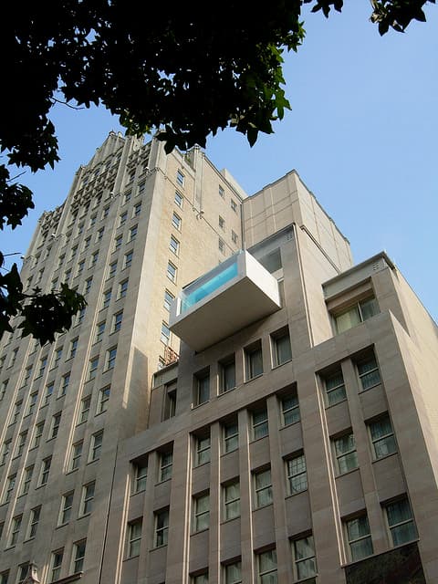 The Joule y su original piscina