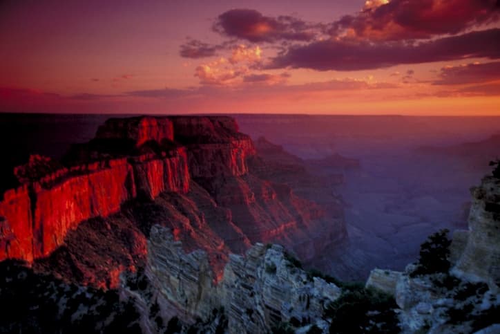 El Gran Cañón al amanecer y al atardecer [Fotos]