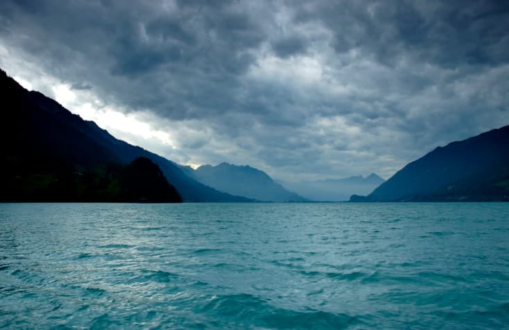 Tranquilidad extrema en el Lago Brienz