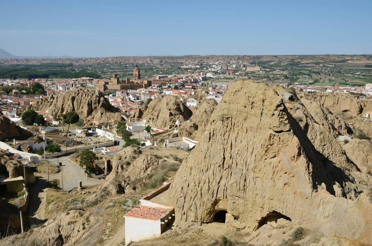 La ciudad de Guadix, en Granada