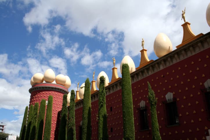 Visitando el teatro-museo de Salvador Dalí