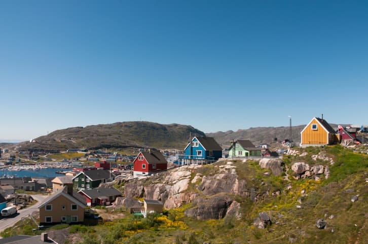 La bellísima ciudad de Nuuk, en Groenlandia