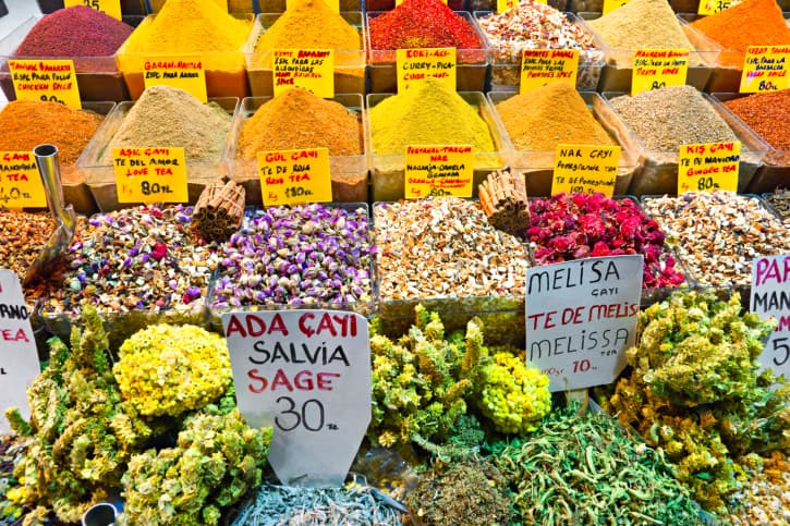 El Gran Bazar de Turquía: especias, joyas, alfombras y más