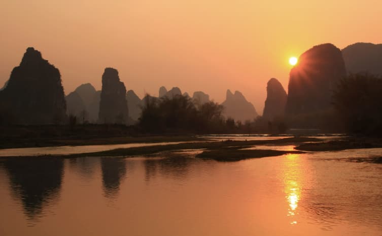 Guilin y sus maravillas pintorescas