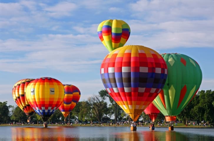 Festival de globos aerostáticos en USA