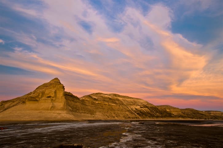 La Península Valdés, en Argentina, muy al sur del planeta