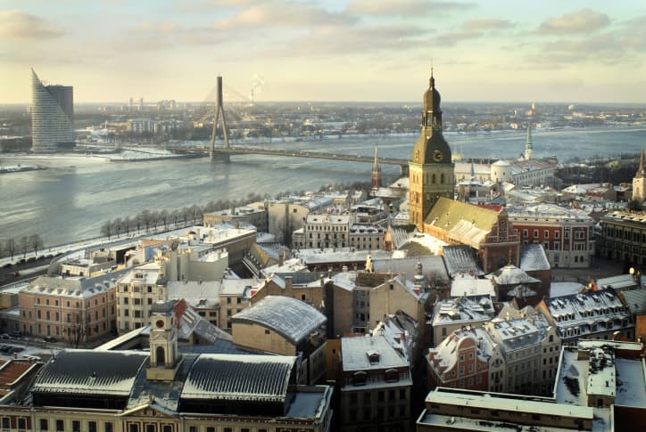 Riga, la metrópoli del Mar Báltico.