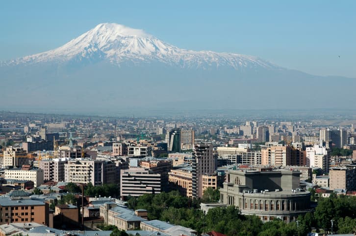 Ereván, la capital de la cultura armenia.