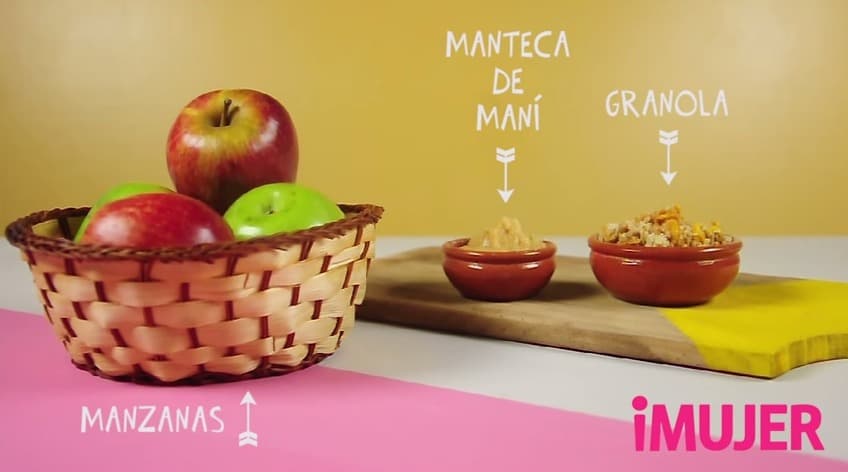 Estos sándwiches de manzana sin duda serán el snack más saludable y delicioso de tu semana