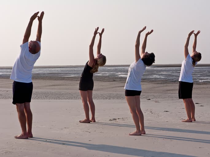 El saludo al sol: una serie completa del Yoga