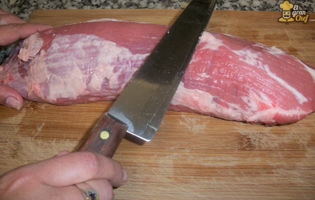 Delicioso peceto al verdeo con vino tinto