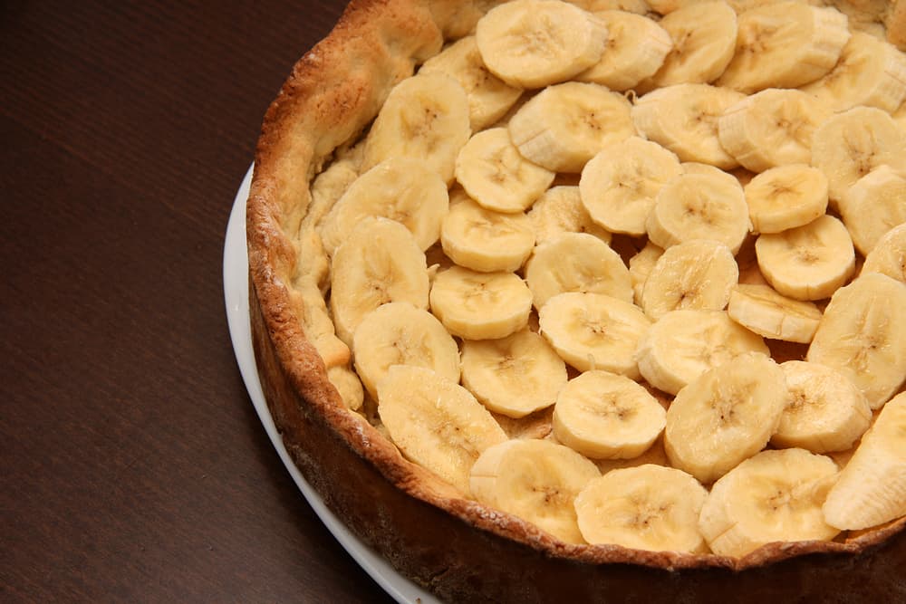 Te encantará preparar este pay de crema de plátano, ¡delicioso!