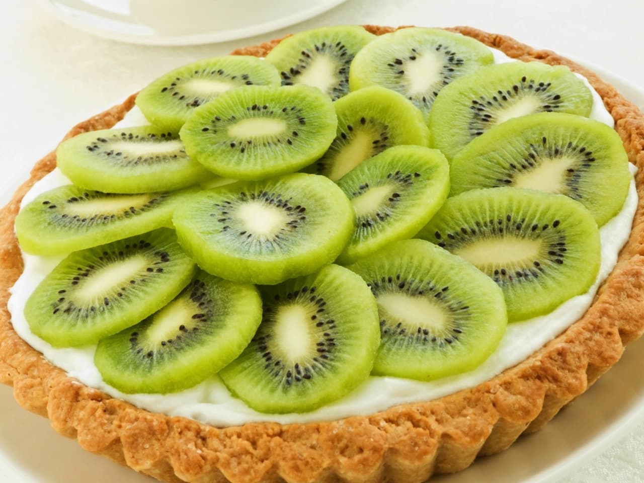 Deliciosa tarta de kiwi