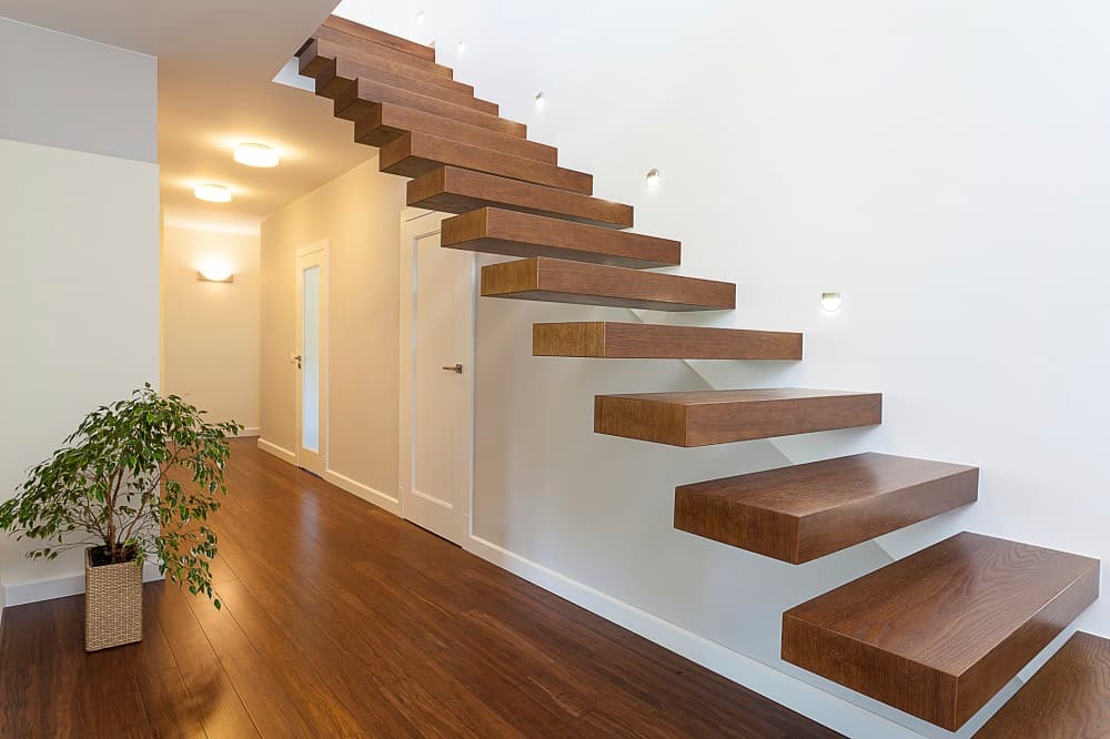 15 ideas divinas de escaleras flotantes para tu casa