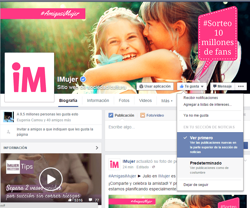¿Quieres estar más cerca de iMujer? Descubre cómo lograrlo con "Ver primero"