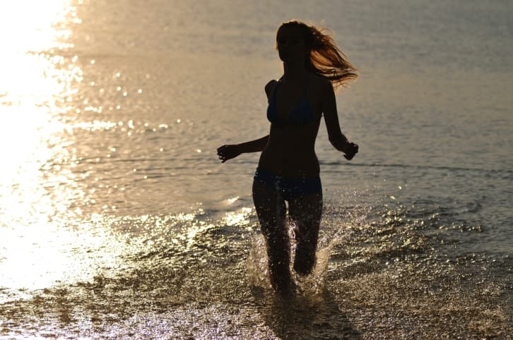¿Saldrías a correr en el agua?