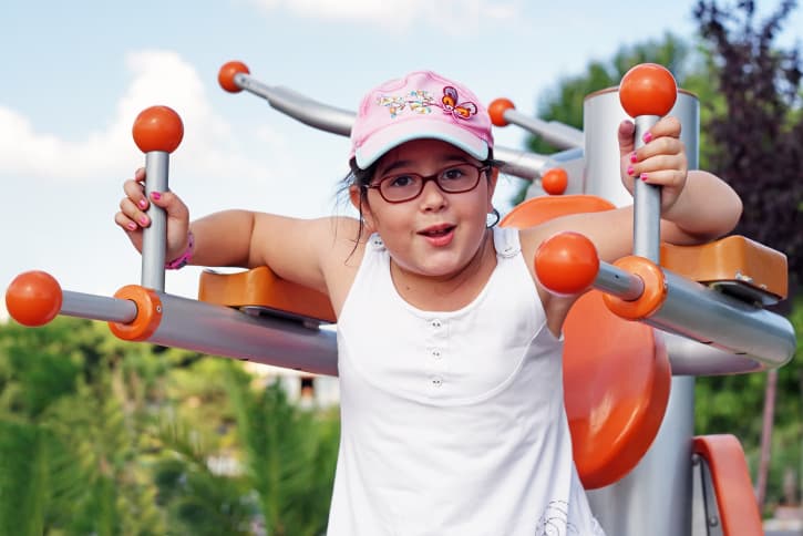 Los gimnasios infantiles sustituyen a la pelota y a la bici