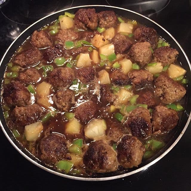 Exquisita receta de albóndigas estilo Waikiki