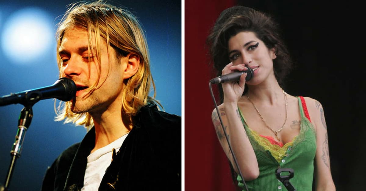 Todas estas celebridades pertenecen al "club de los 27" y sus historias son realmente trágicas