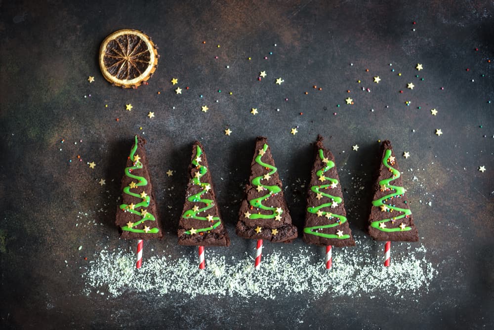 Nail arts de árboles de Navidad para las que aman esta época del año